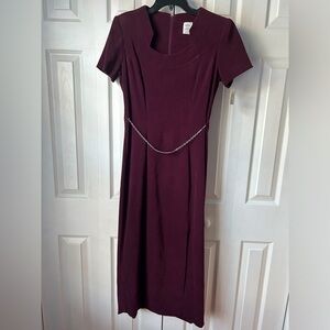 NWT Vintage Gorgeous Dark Wine Velvet Maxi Dress - 5/6